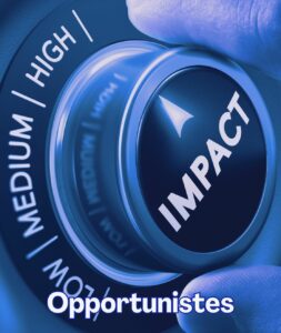 Positives ou opportunistes ? carré